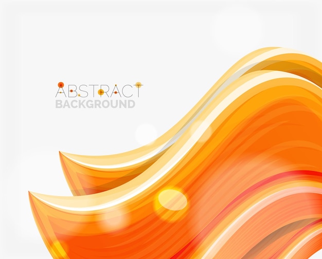 Abstract realistic solid wave background