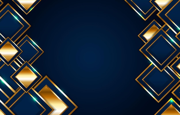 Abstract Rectangle Luxury Background