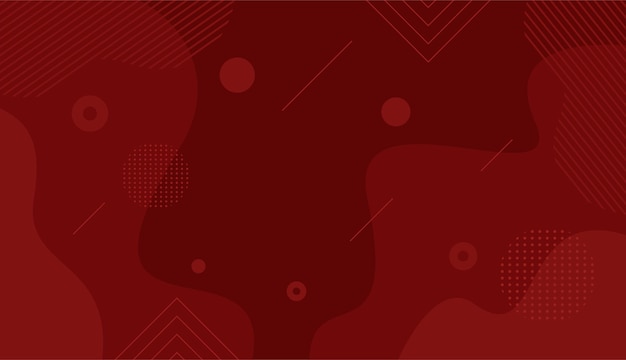 Abstract red background with shape vector design