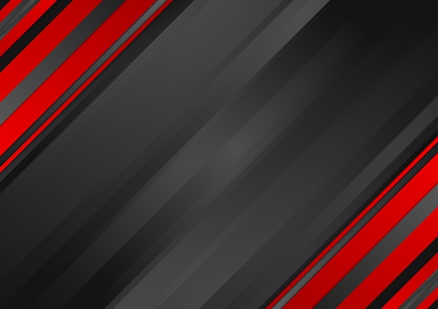 Abstract red black striped corporate background