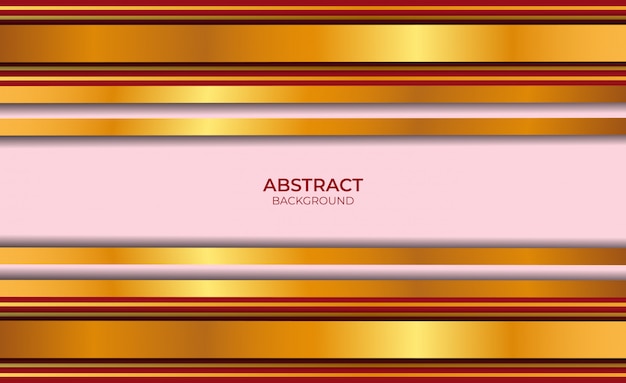 Abstract Red And Gold Background