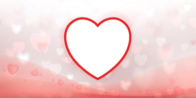 Abstract red heart background.