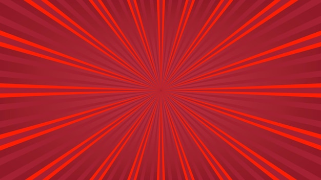 abstract red sunburst pattern background for modern graphic design element. shining ray cartoon