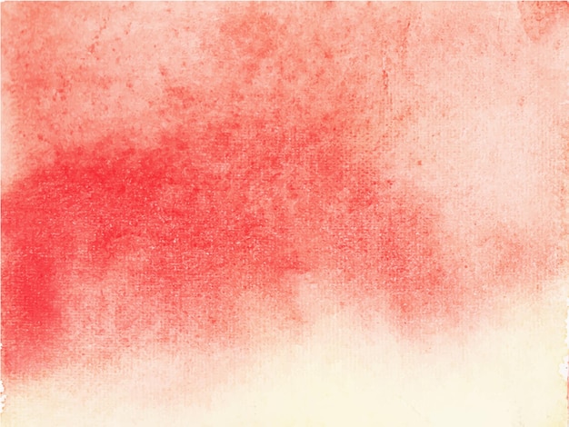 Abstract red watercolor background. It is a hand drawn.