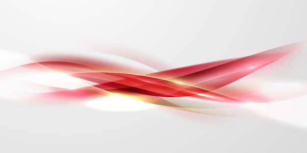 Abstract Red Wave Background Design luxury vector illustration