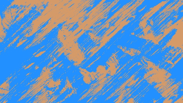 Abstract Rough Texture Blue Orange Paint Background