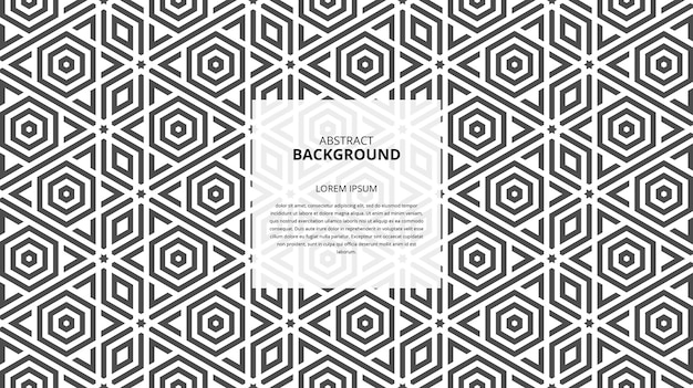 Abstract seamless geometric shape lines pattern