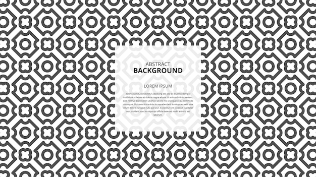 Abstract seamless geometric shape lines pattern