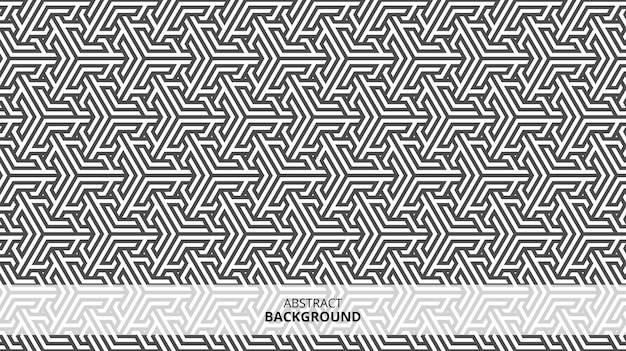 Abstract seamless geometric shape lines pattern