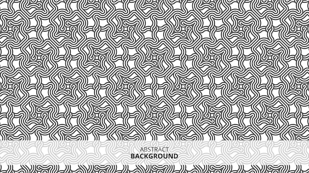 Abstract seamless geometric shape lines pattern