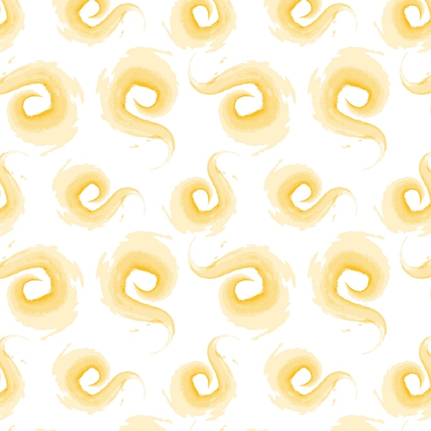 Abstract seamless pattern from round texture in trendy sand shade in watercolor manner