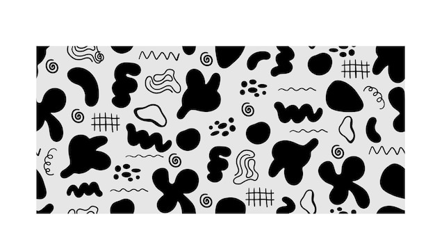 abstract seamless pattern for kids birthday party or celebration background trendy design