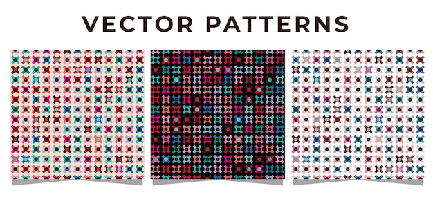 Abstract seamless pattern with geometric pattern