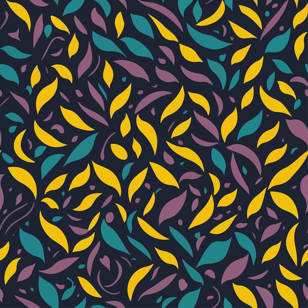 Abstract seamless pattern with vibrant colors