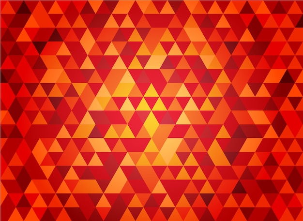 Abstract seamless red triangular geometric shape background