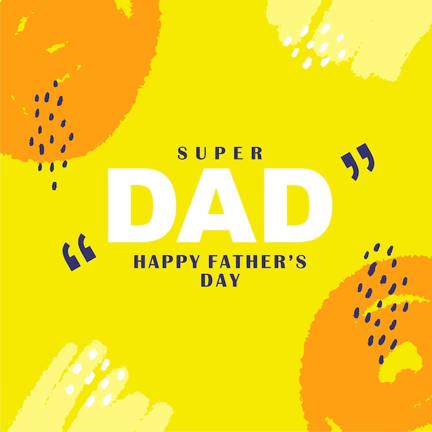 Abstract shape background for fathers day