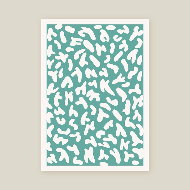 Abstract Shapes Cut Outs Illustration Matisse Style