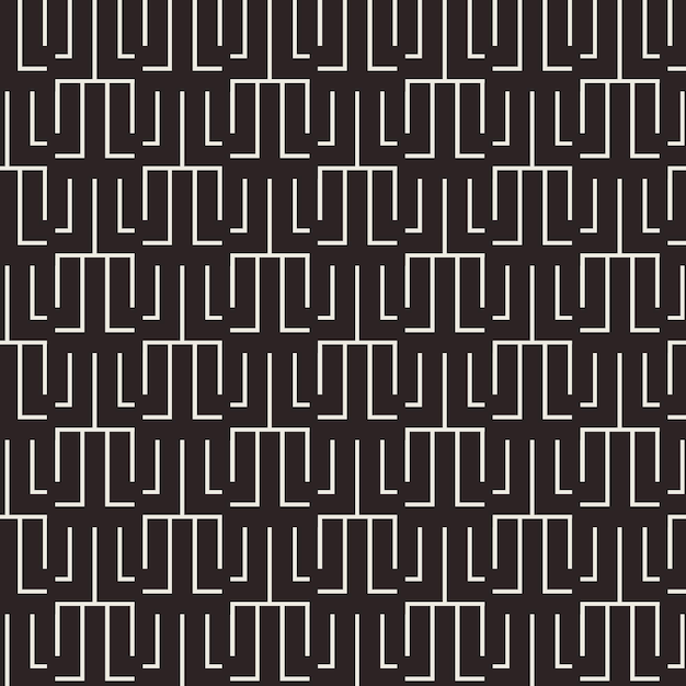 Abstract simple oulines pattern design