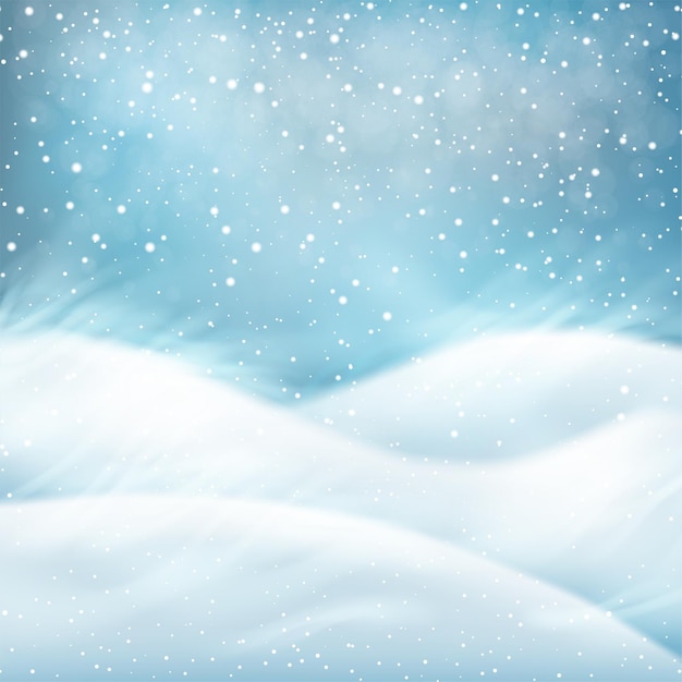 Abstract Snowy Background