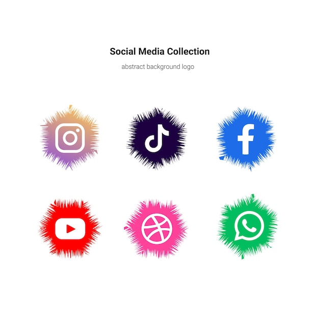 abstract social media logo or icon