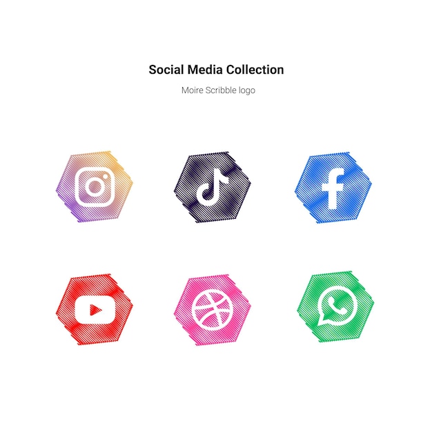 abstract social media logo or icon