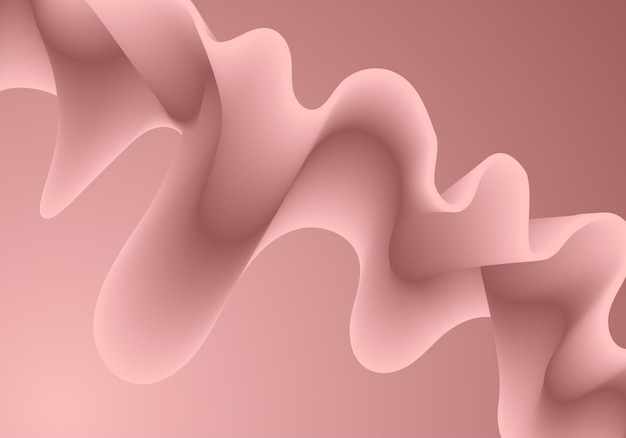 Abstract soft color fluid wave. Duotone geometric compositions with gradient 3d flow shape.