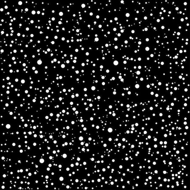 Abstract space background Dotted seamless vector pattern