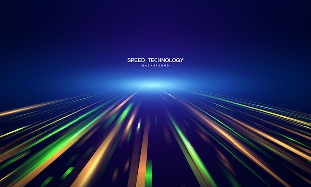 Abstract speed line background poster with dynamic. technology network Vector illustration.