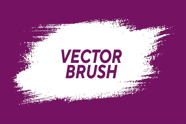 Vector abstract splash paint brush stroke template