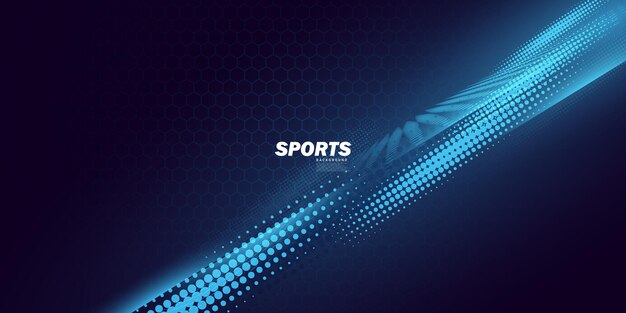 Abstract sports background with motion elements with beautiful dynamic lighting effects.