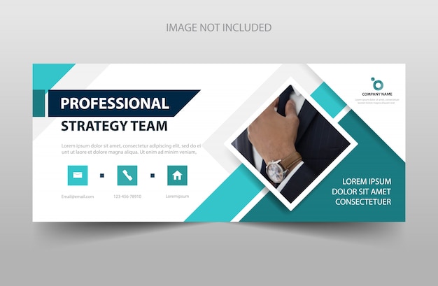 Abstract square Corporate business banner template