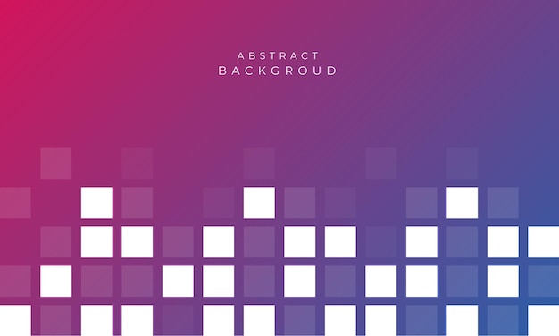 Abstract square shapes background