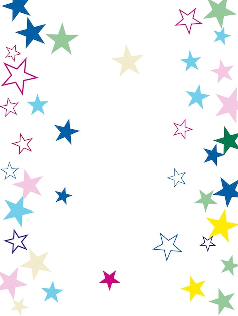 Abstract star colorful background