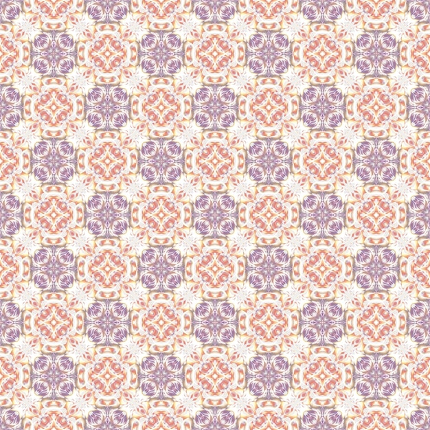 Abstract star flower pink flow and violet star seamless pattern background illustration fashion