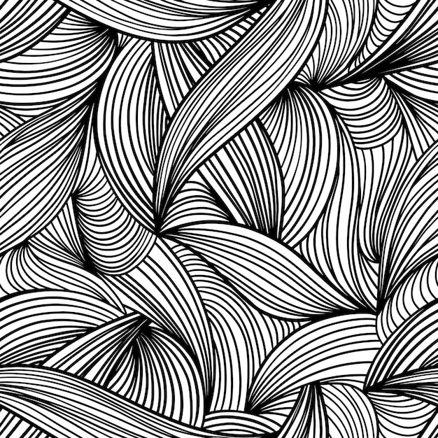 Abstract striped seamless pattern