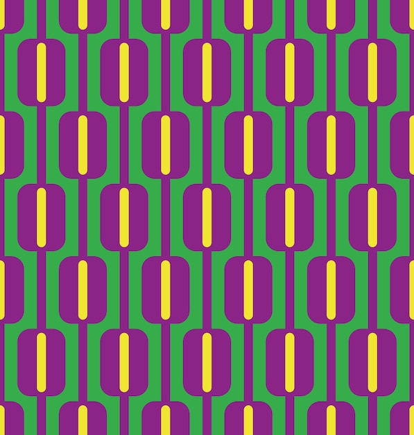 Abstract Stripes Squares Retro Monochrome Seamless Vector Pattern Trendy Fashion Colors Perfect