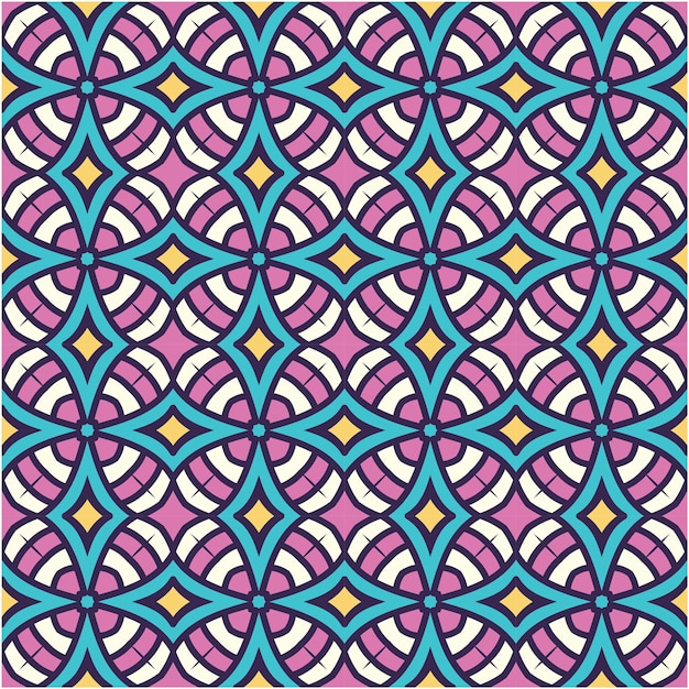 abstract style ethnic seamless pattern  