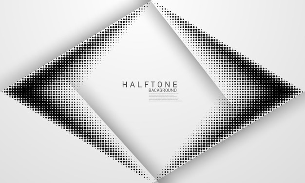 Vector abstract style halftone concept for your graphic design