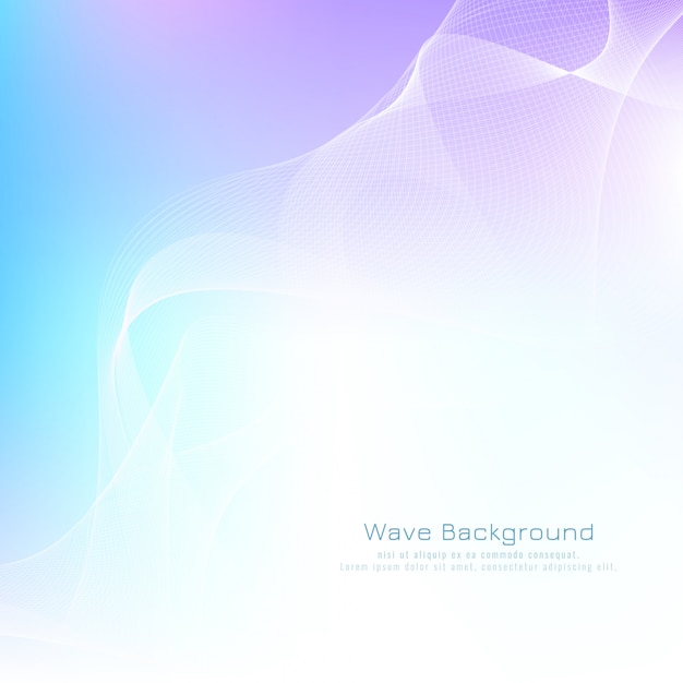 Abstract stylish wave background