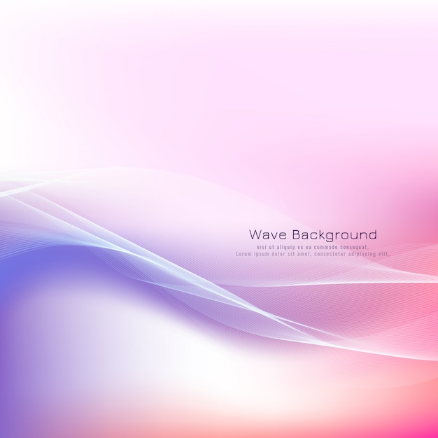 Abstract stylish wave background