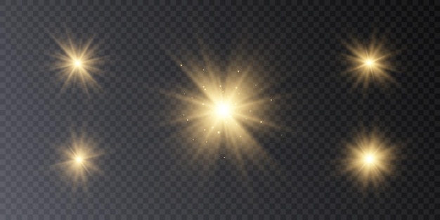 Abstract sun glare translucent glow with special light effect. Vector blur in motion glow highlights