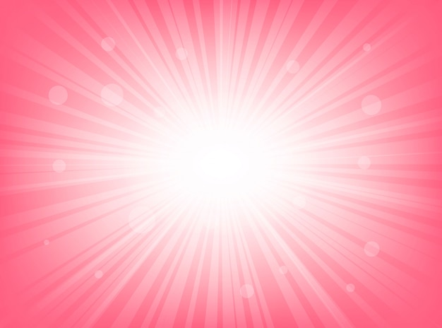 Abstract sunburst bright pink with radial lines backgrounds