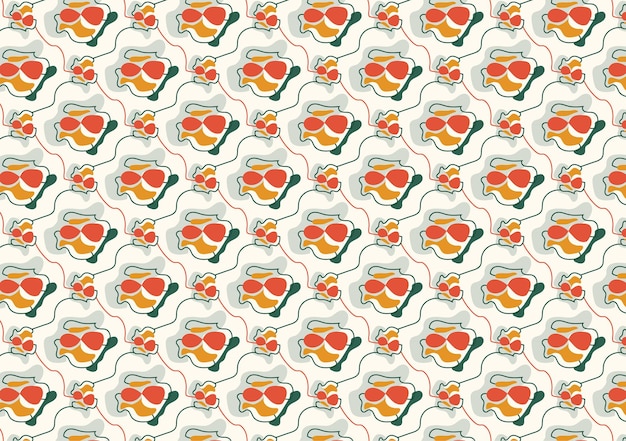 abstract sushi pattern background