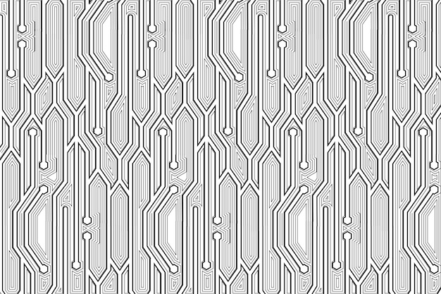 Vector abstract technology background with circuit board pattern