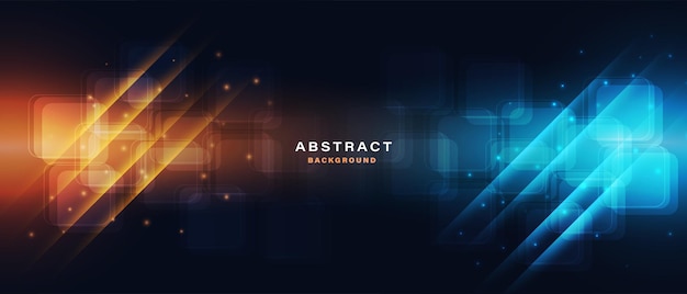 abstract technology hi tech background with light effect