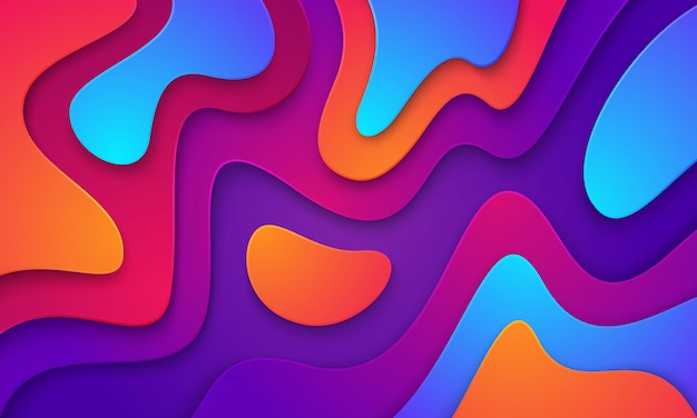 Abstract textured background with mixing pink, purple, blue and orange