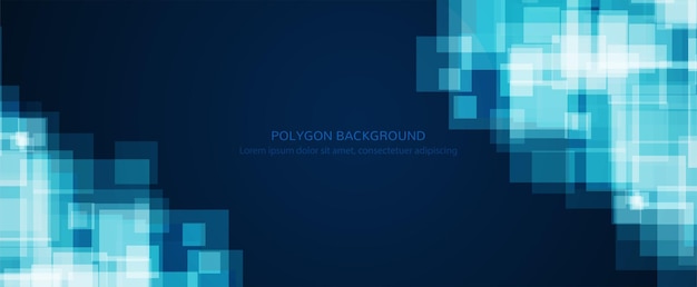 Abstract textured polygonal background. Blue background