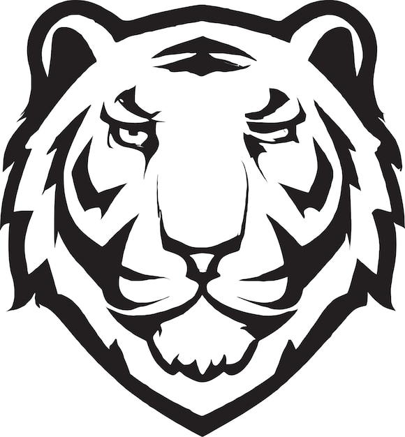 Abstract Tiger Face Icon