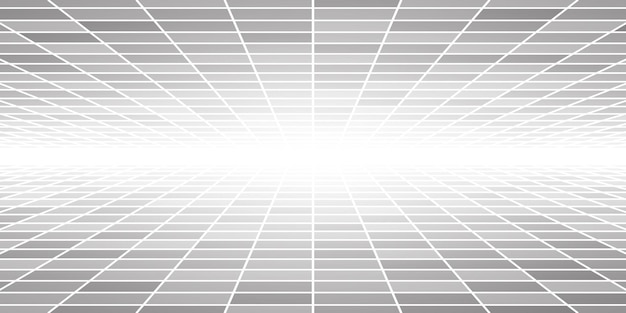 Abstract tiled background with perspective in gray colors