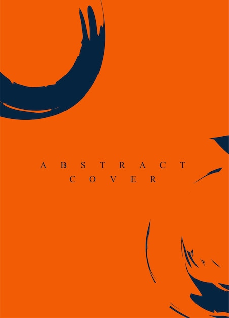 Abstract trendy cover set vector design